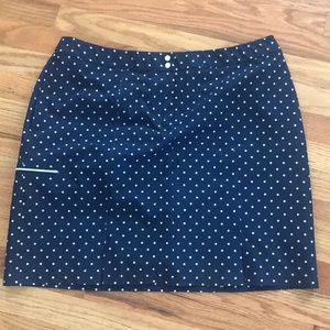 Women’s Chico’s Polka Dot Golf Skort sz 2.5 (14)